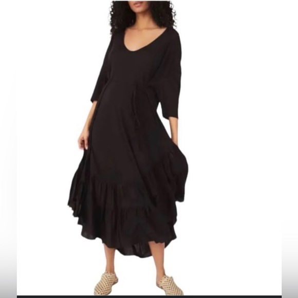 Free People Dresses & Skirts - MWT Free People Beach Sunseeker Maxi Obsedian Size XSmall (runs big)